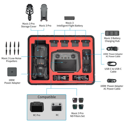 STARTRC Waterproof Carrying Case for DJI Mavic 3 Pro